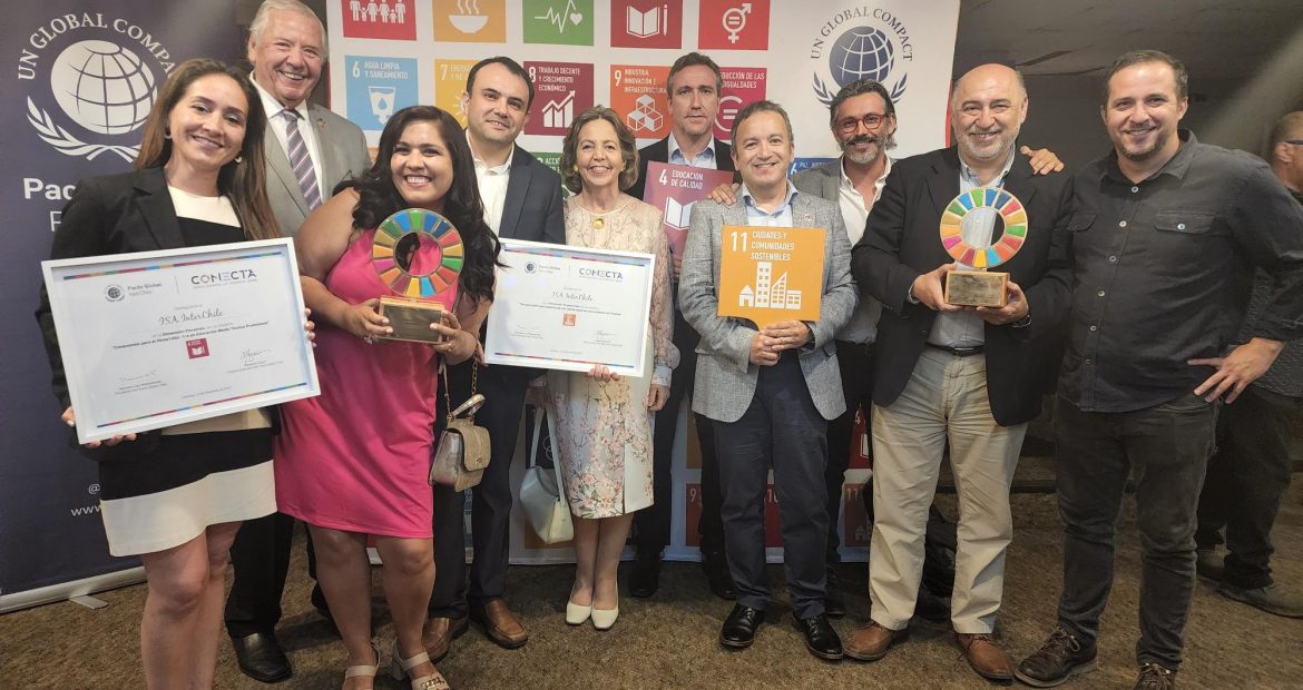 Pacto Global entrega doble reconocimiento a ISA INTERCHILE por su contribución a los Objetivos de Desarrollo Sostenible