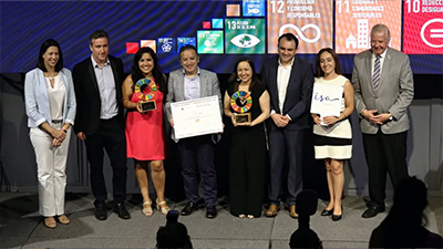 ISA INTERCHILE receives double recognition from Pacto GLobal for its contribution to the Sustainable Development Goals.Conecta 2022 Awards